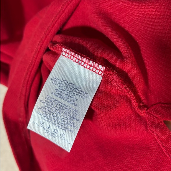Lands' End Red Polo Short Sleeve Shirt - Picture 6 of 6